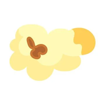 ?artoon kernel popcorn and pop corn snack. Tasty icon grain maize and salty e Stock Illustration