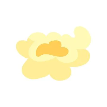 ?artoon kernel popcorn and pop corn snack. Tasty icon grain maize and salty e Stock Illustration
