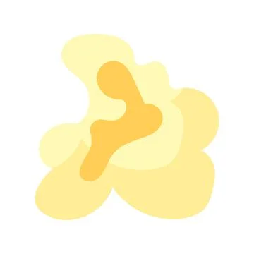 ?artoon kernel popcorn and pop corn snack. Tasty icon grain maize and salty e Stock Illustration