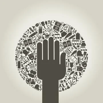 Arts a hand Stock Photos
