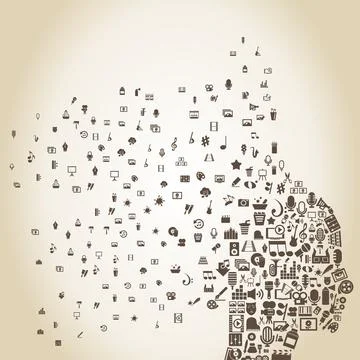 Arts a head4 Stock Photos