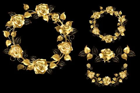 Art's natural branches leave elements. Vector illustration Stock Illustration