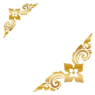 The Arts of Thailand, Thai pattern background. Vector illustration Stock Illustration