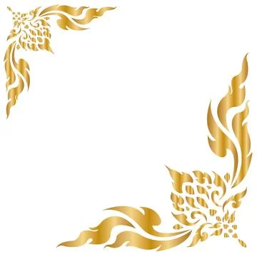 The Arts of Thailand, Thai pattern background. Vector illustration Stock Illustration