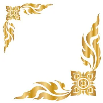 The Arts of Thailand, Thai pattern background. Vector illustration Stock Illustration