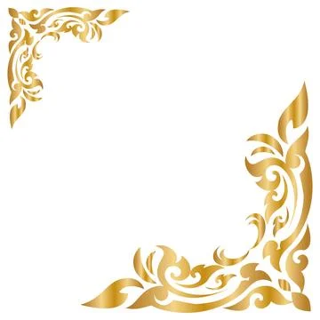The Arts of Thailand, Thai pattern background. Vector illustration Stock Illustration