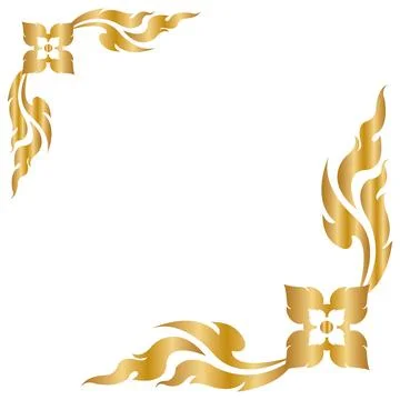 The Arts of Thailand, Thai pattern background. Vector illustration Stock Illustration