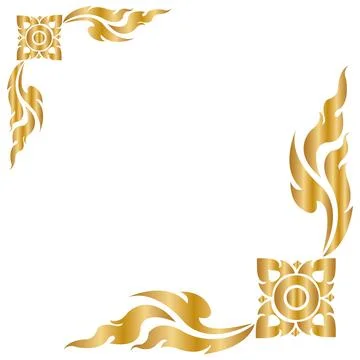 The Arts of Thailand, Thai pattern background. Vector illustration Stock Illustration