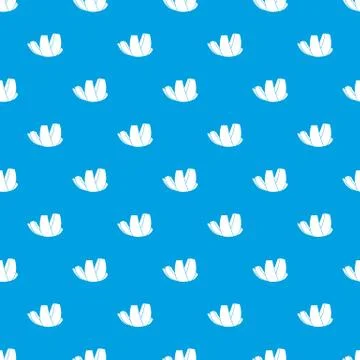 ArtScience Museum in Singapore pattern seamless blue Ilustración de archivo