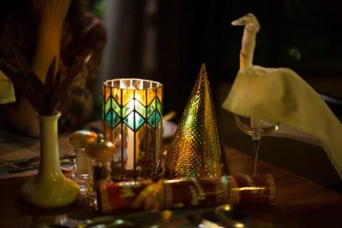 Artsy Table Decoration Stock Photos
