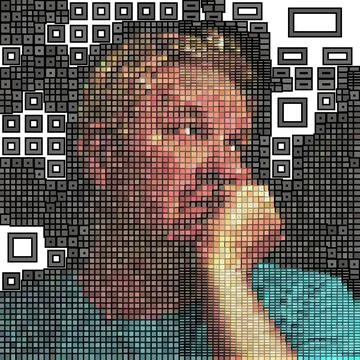 Artwork of abstract composition made with shapes and elements Stockillustratie