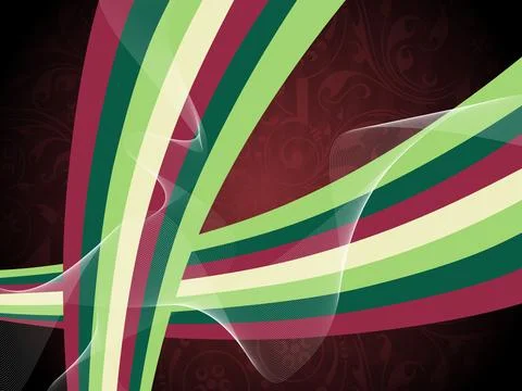 Artwork background with wave, colorful stripes 스톡 일러스트