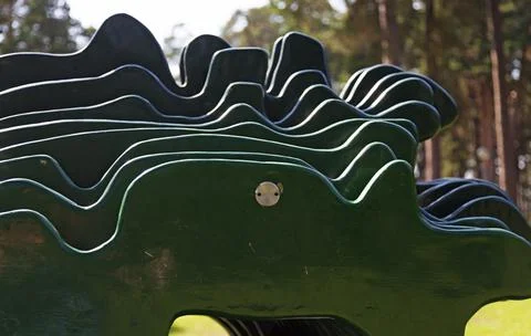 Artwork in different layers depicting a tree Stock Photos