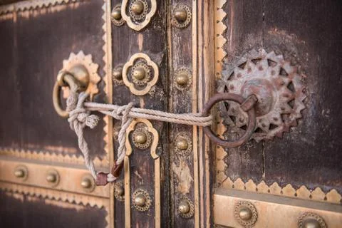 Artwork on Door Stock Photos