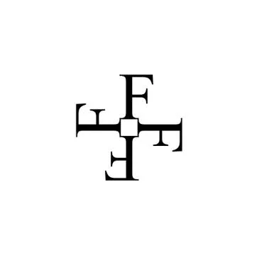 Artwork with F Stock Illustration