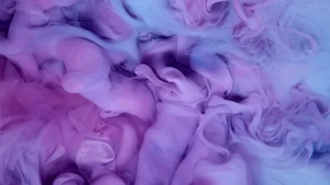 This artwork features beautiful abstract swirls in soft pink and deep blue hues Stock Footage 303605947