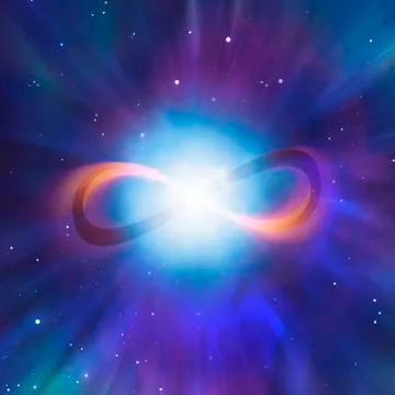 Artwork of the Infinity Symbol Illustrazione stock