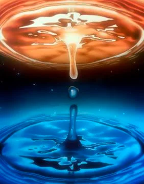 Artwork of Parallel Universe Concept Illustrazione stock