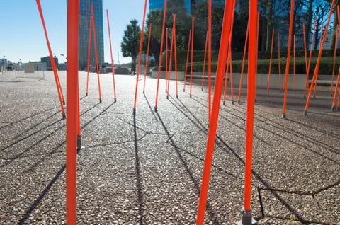 Artwork in paris Stock Photos