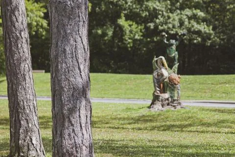 Artwork in the park Stock Photos