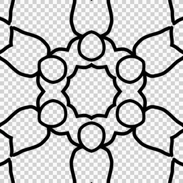 Artwork for practicing Colour fill up. Doodle work sample for learning purpose Illustrazione stock