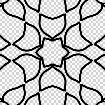 Artwork for practicing Colour fill up. Doodle work sample for learning purpose Illustrazione stock