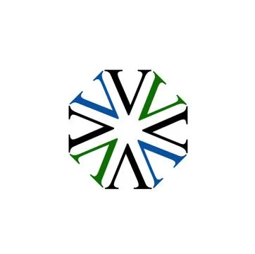 Artwork with V Stock Illustration