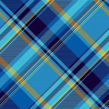 Artwork vector textile fabric, ceremony seamless check plaid. Rag texture t.. Illustrazione stock