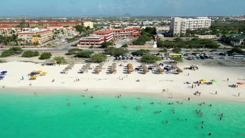 Aruba - Eagle Beach Stock Footage 302692830