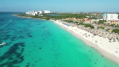 Aruba - Eagle Beach Video stock 302692985