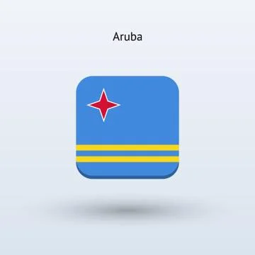 Aruba flag icon Stock Illustration