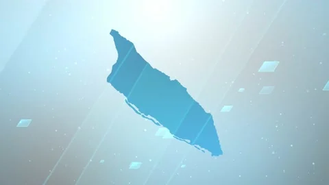 Aruba Map Background Stock Footage 197939951
