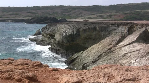 Aruba Natural Bridge Stock-Footage 38898841