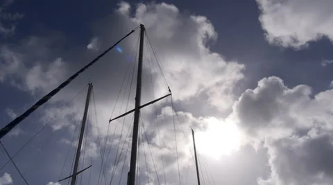 Aruba sky timelapse Stock Footage 32117032