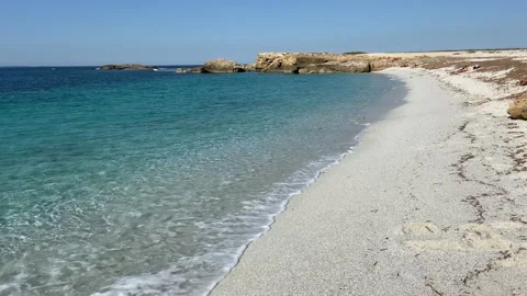 Is Arutas beach, in west Sardinia Stock-Footage 142603443