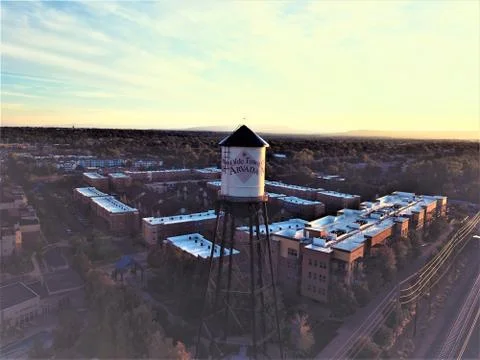 Arvada sunset 库存照片