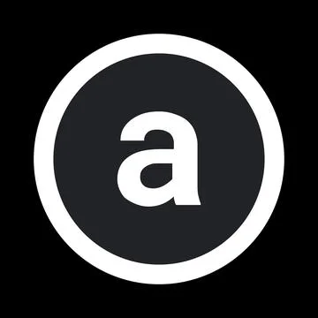 Arweave AR coin Stock Illustration