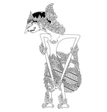 Arya Prabu Rukma  Stock Illustration