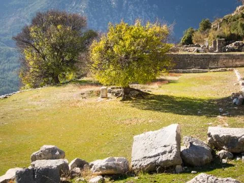 Arykanda, Turkey Stockfoto's
