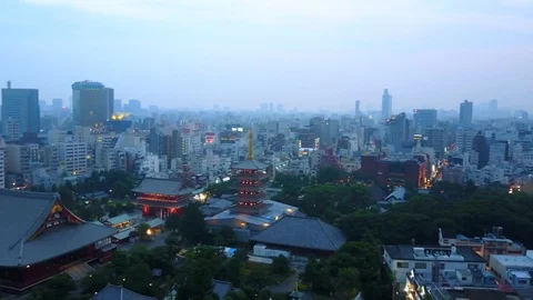 Asakusa Infinity Pan 스톡 동영상 86039922