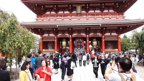 Asakusa temple Video stock 92111917