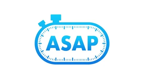 ASAP Acronym Inside Stopwatch Animation ... | Stock Video | Pond5