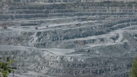 Asbestos quarry Stock Footage 162109594