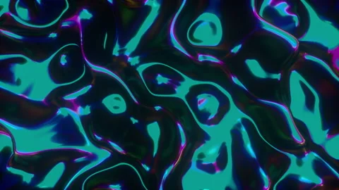 Asbtract liquid metal waves Stock-Footage 140772097