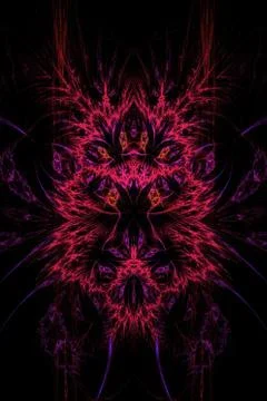 Asbtract symmetrical theme Stock Illustration