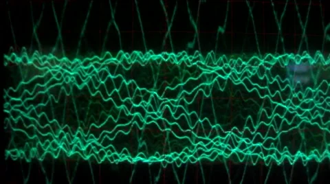 Asbtract wide interference Vídeo Stock 68107172