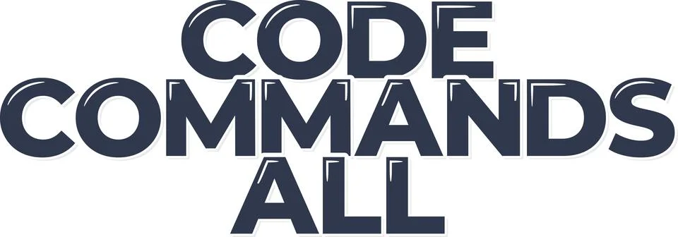 Ascendancy of Code Lettering Vector Design Stock Illustration