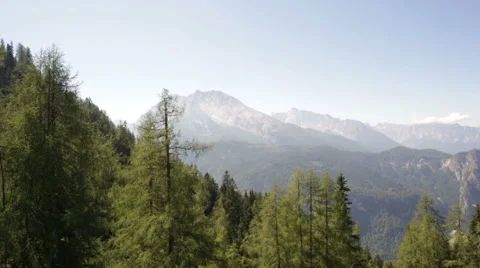 Ascending the alps Stock Footage 52456988