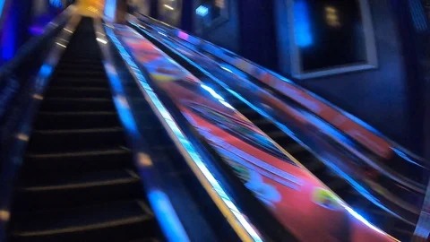 Ascending Elevator to Top Stock Footage 119310249