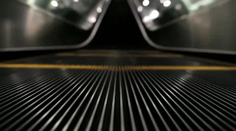Ascending Escalator 2 Stock Footage 22252717